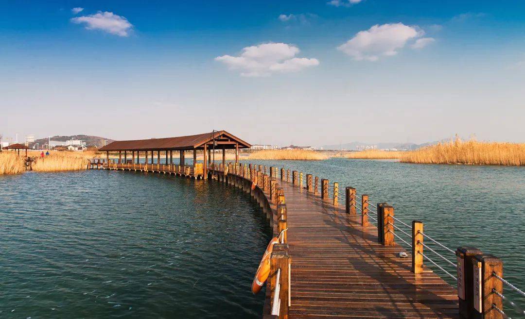 之间景观大道湿地公园坐落在太湖国家旅游度假区"太湖新天地"生态公园