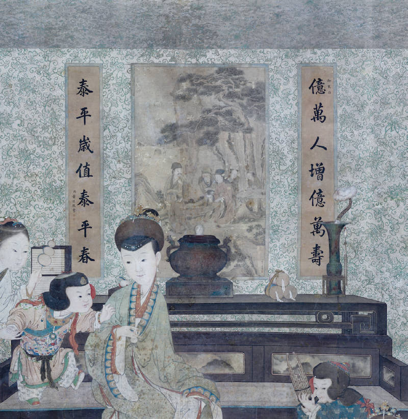 重返作品:郎世宁《平安春信图》的创作及其他_乾隆