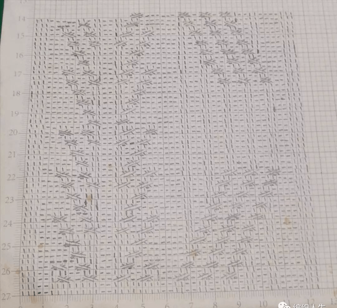 编织图解: 还是看衣自己画的手工图解