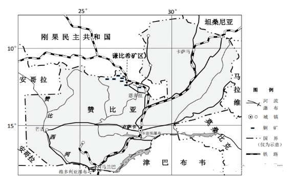 赞比亚铜矿分布图图片