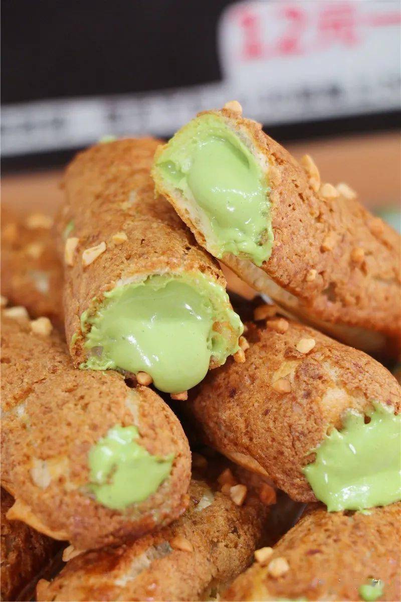 来了网红大长腿泡芙买二送一一天狂卖600根四种口味都卖疯了冲