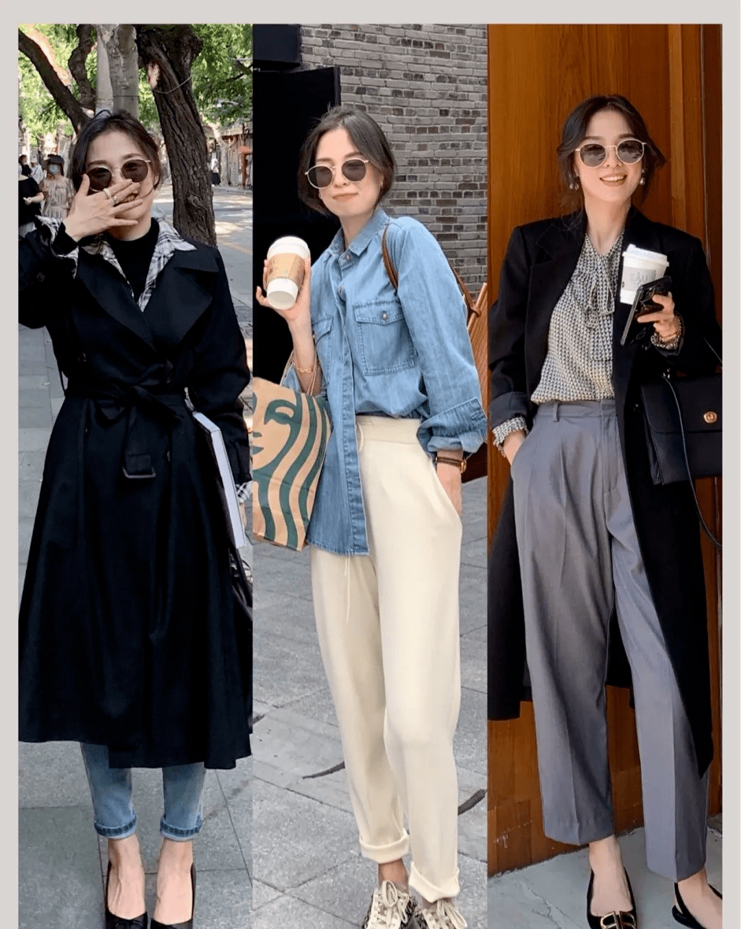 想要将普通单品穿得出彩,我们可以将两件以上的上衣或者外套进行叠穿