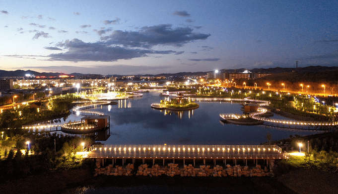 宝昌镇生态水系公园多功能生态型休闲公园