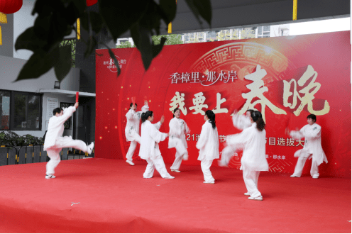 太極功夫扇表演者,氣定神閒,一招一式,行雲流水.