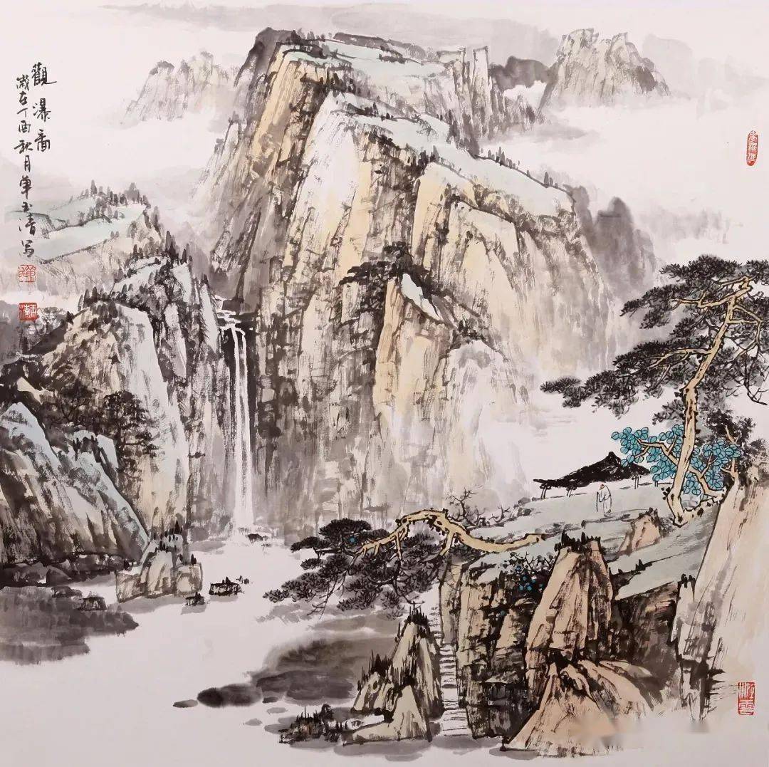 气势恢宏单玉清的国画山水作品欣赏