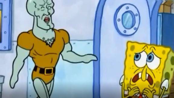 盘点章鱼哥的三大形态型男章鱼哥身材火辣屎黄色背心太辣眼