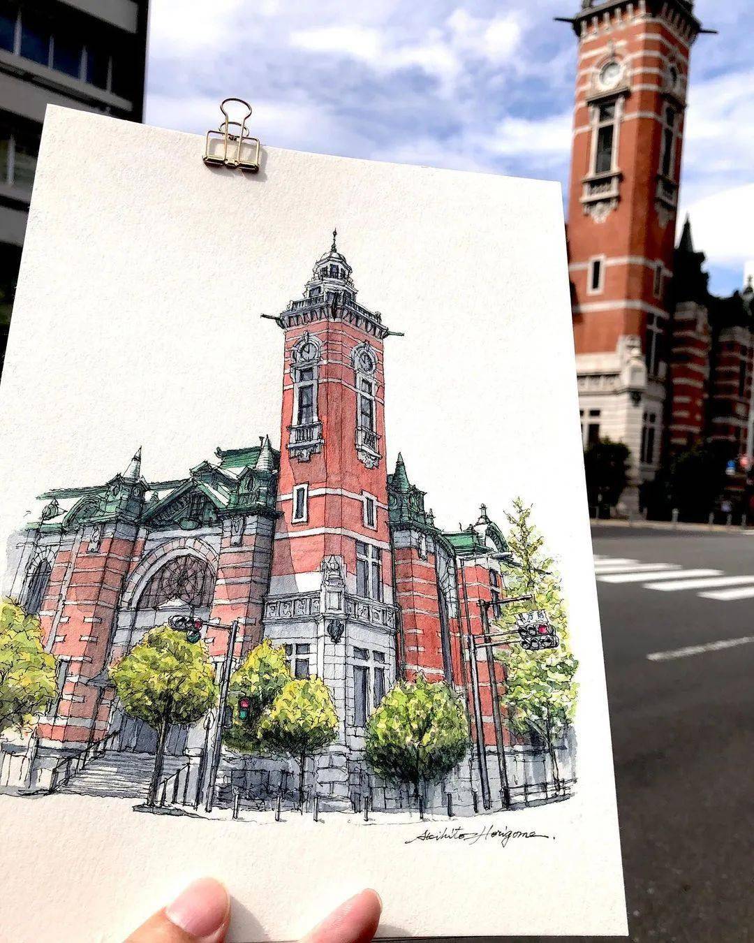 水彩画入门 |用水彩画异国风情,真的无敌!