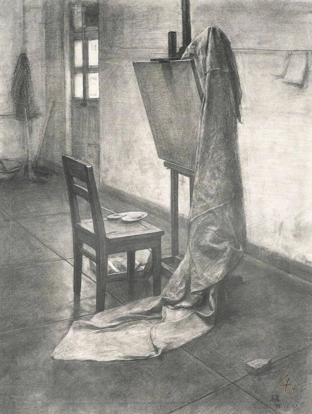 中央美院附中素描静物作品