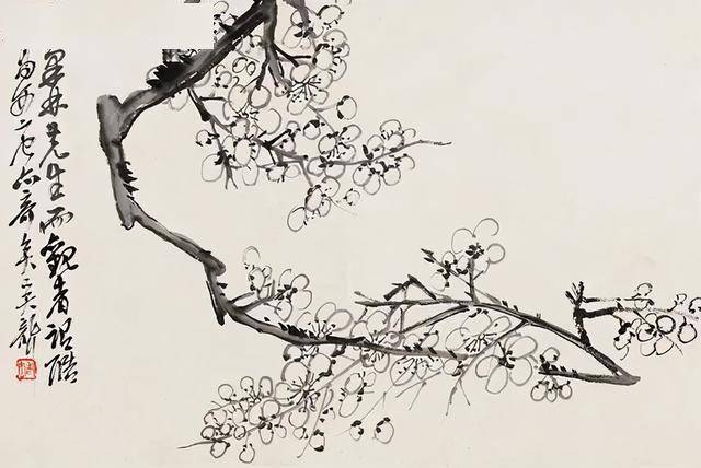 吴昌硕的梅花小册欣赏