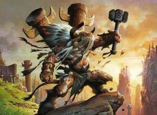 牛头人可不惧怕纯爱战士盘点炉石传说牛头人的前世今生