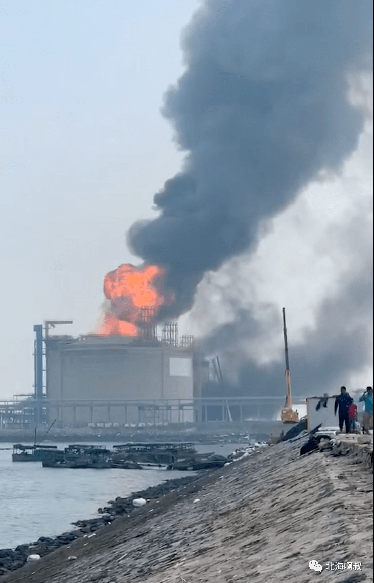 北海铁山港区lng接收站着火事故已致6人死亡3人重伤正在全力救治中