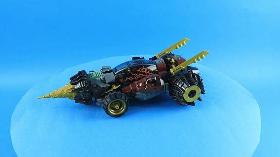 拼装乐高70669幻影忍者之大地忍者寇的巨型钻头战车