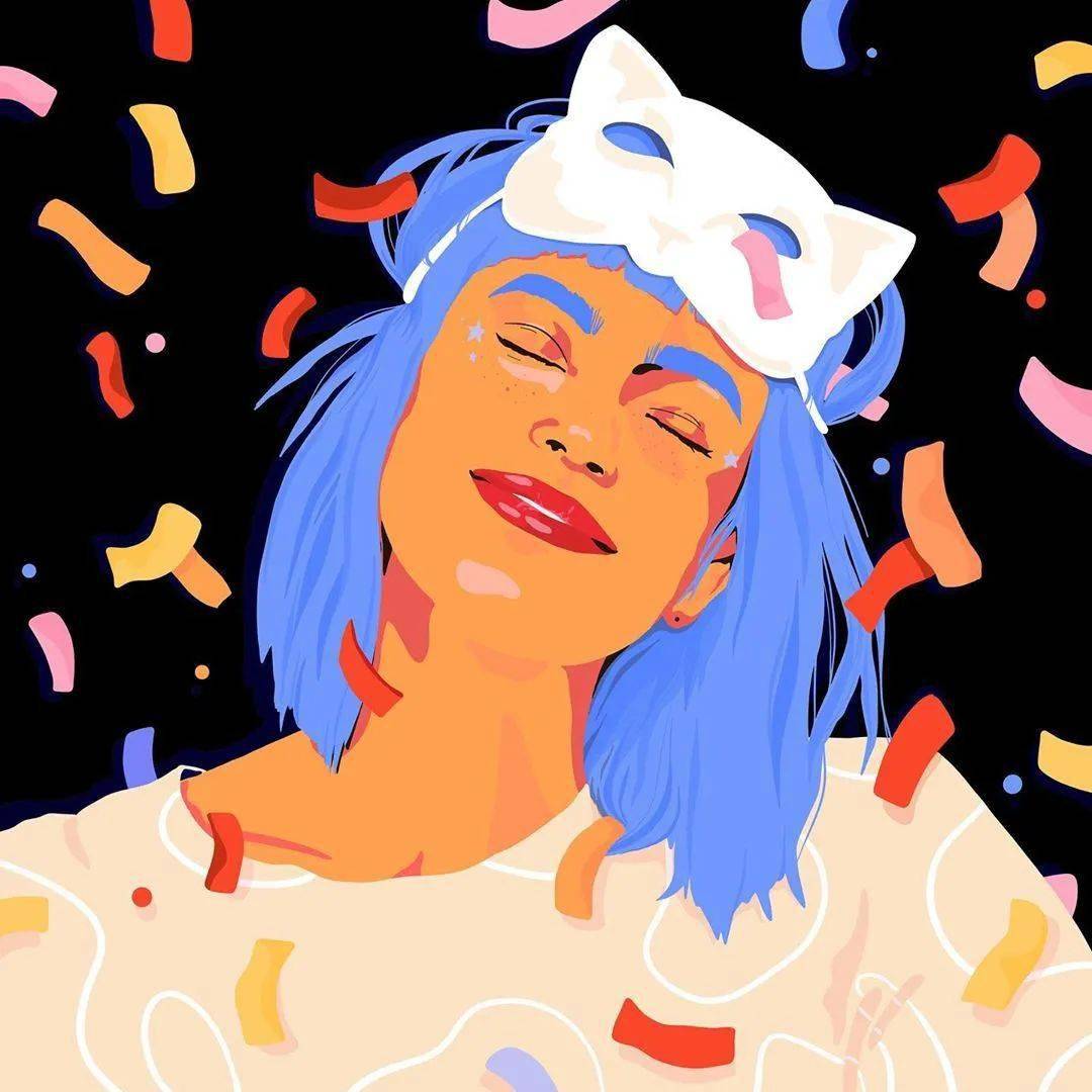 这种骚粉配色一般人不敢这么玩