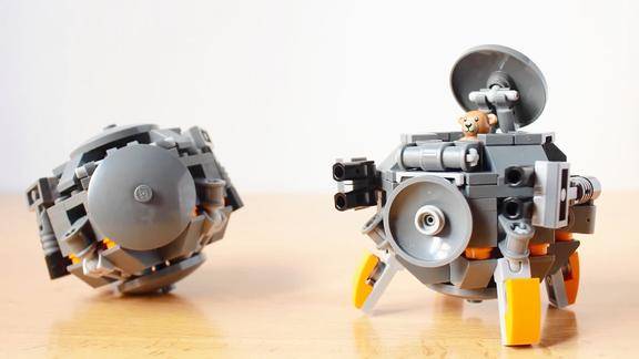 乐高积木moc拼装守望先锋破坏球哈蒙德