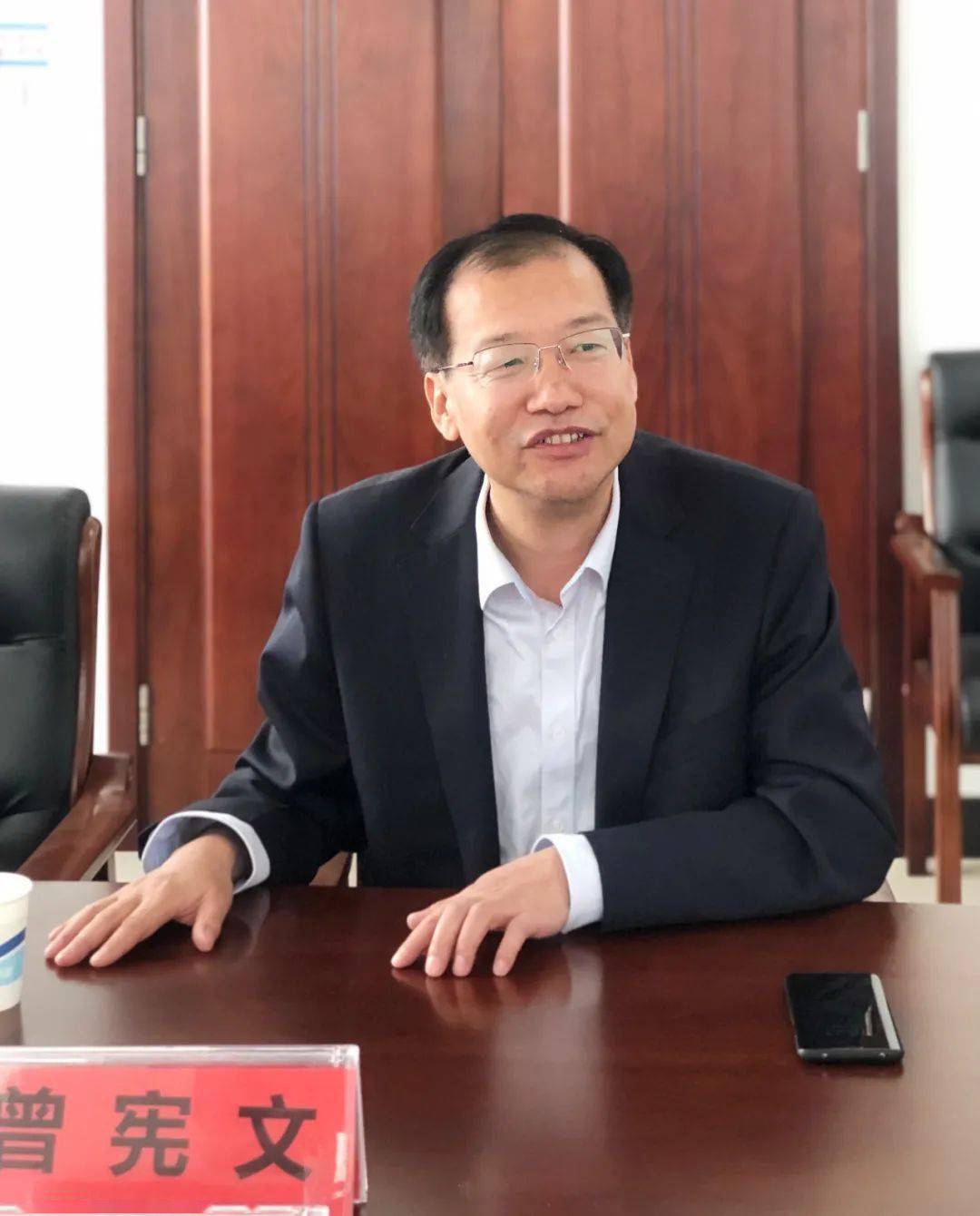 惠农联科集团总经理曾宪文先生致辞,就惠农联科集团的发展方向做了