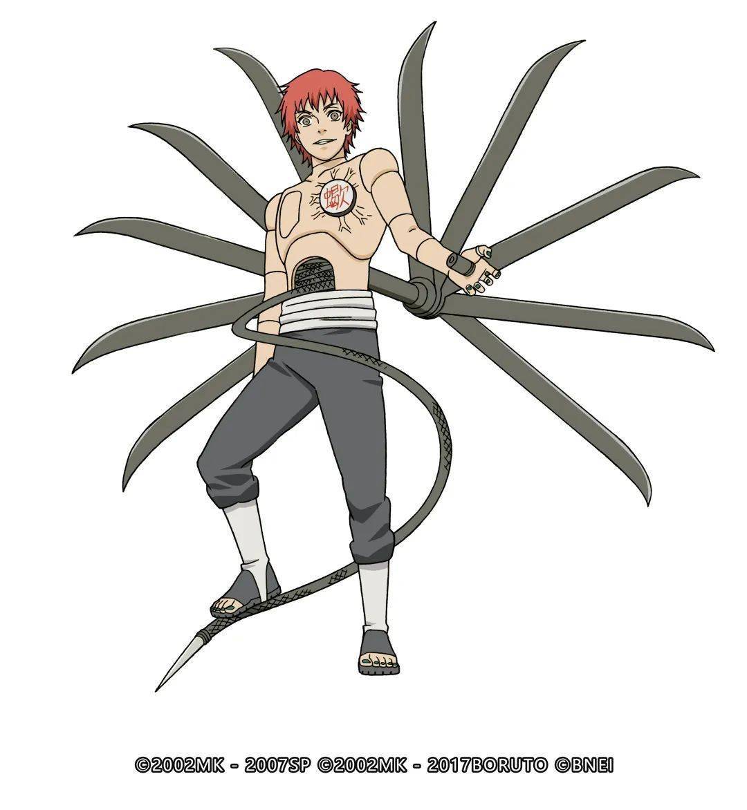 傀儡介绍蝎除了苦无形态外,三代风影傀儡