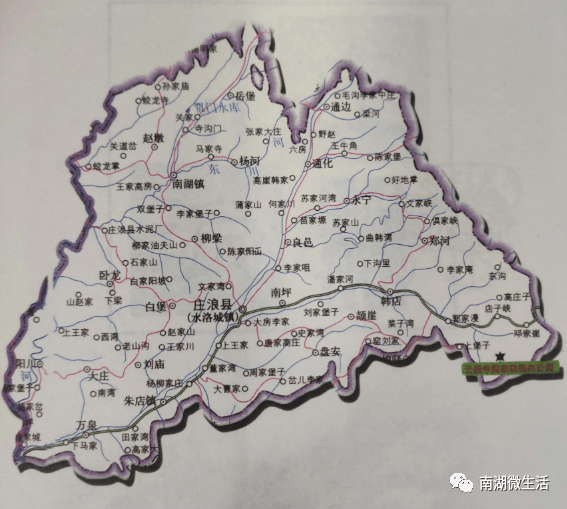 甘肃平凉庄浪县地图图片