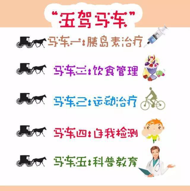 "五驾马车"是糖尿病治疗的基石 至关重要 常波主任: 糖尿病治疗的"五