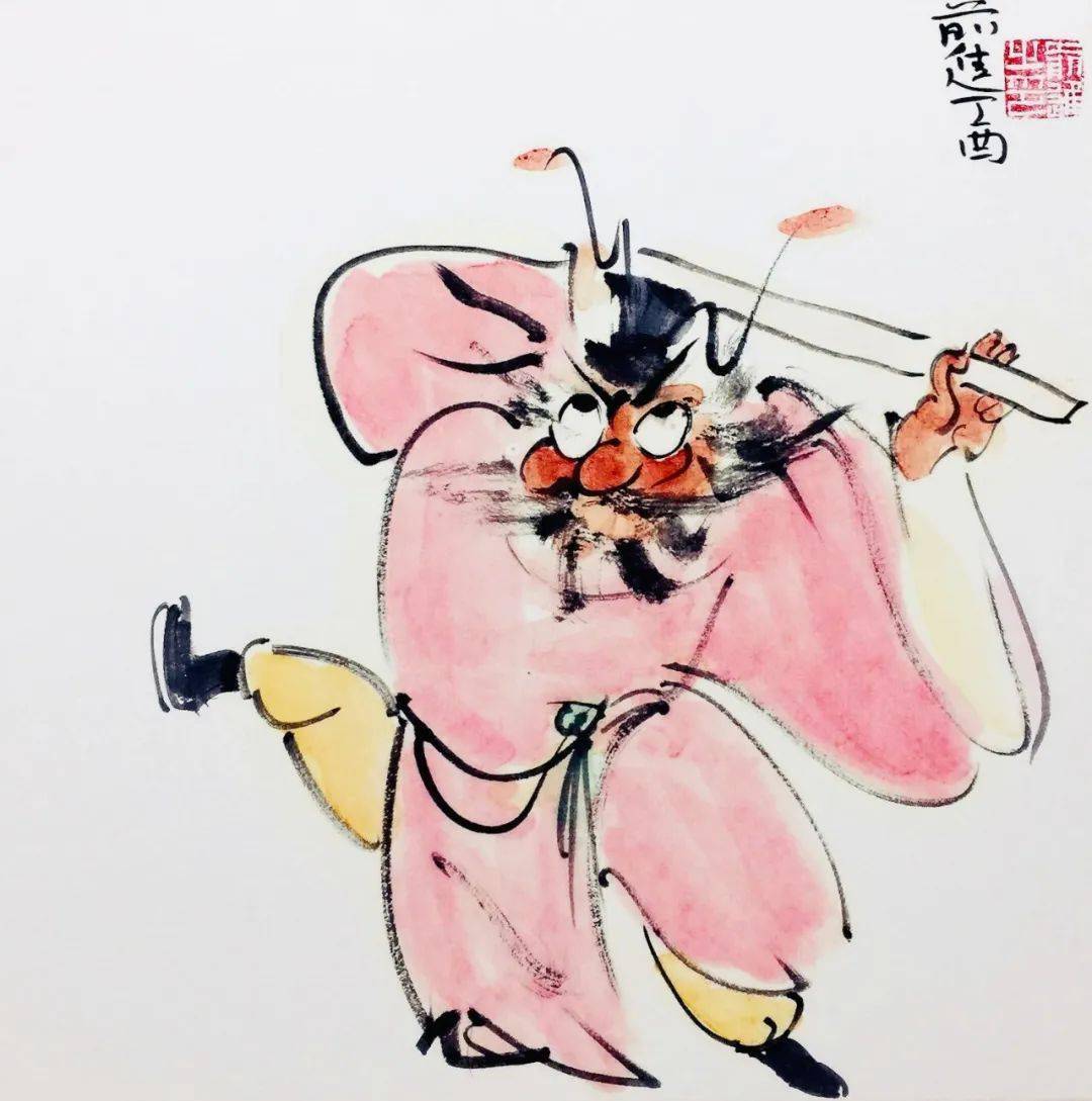 他的钟馗惊艳了日本艺术界