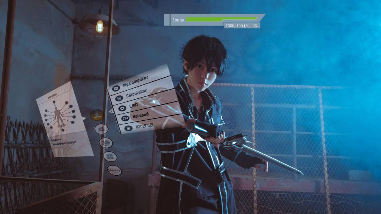 刀剑神域桐人cosplay