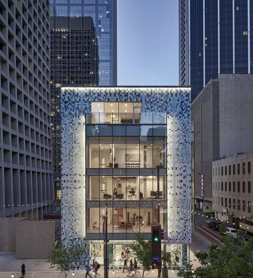马赛克像素化立面 | 美国1217号大楼"换装"_建筑