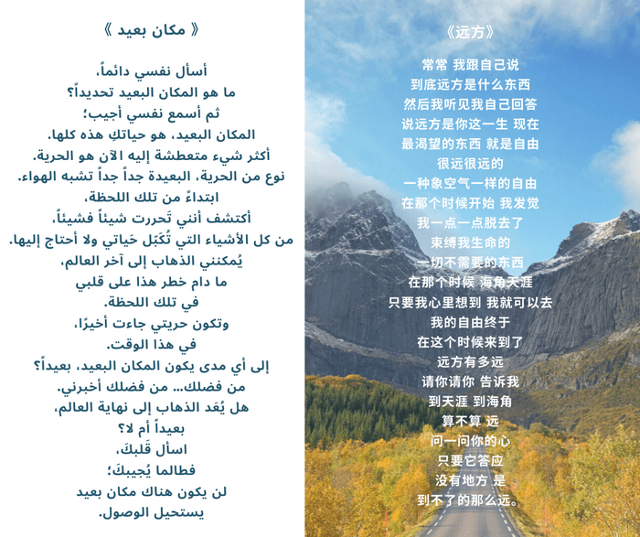 三毛诗歌译作在摩洛哥中文爱好者圈传播