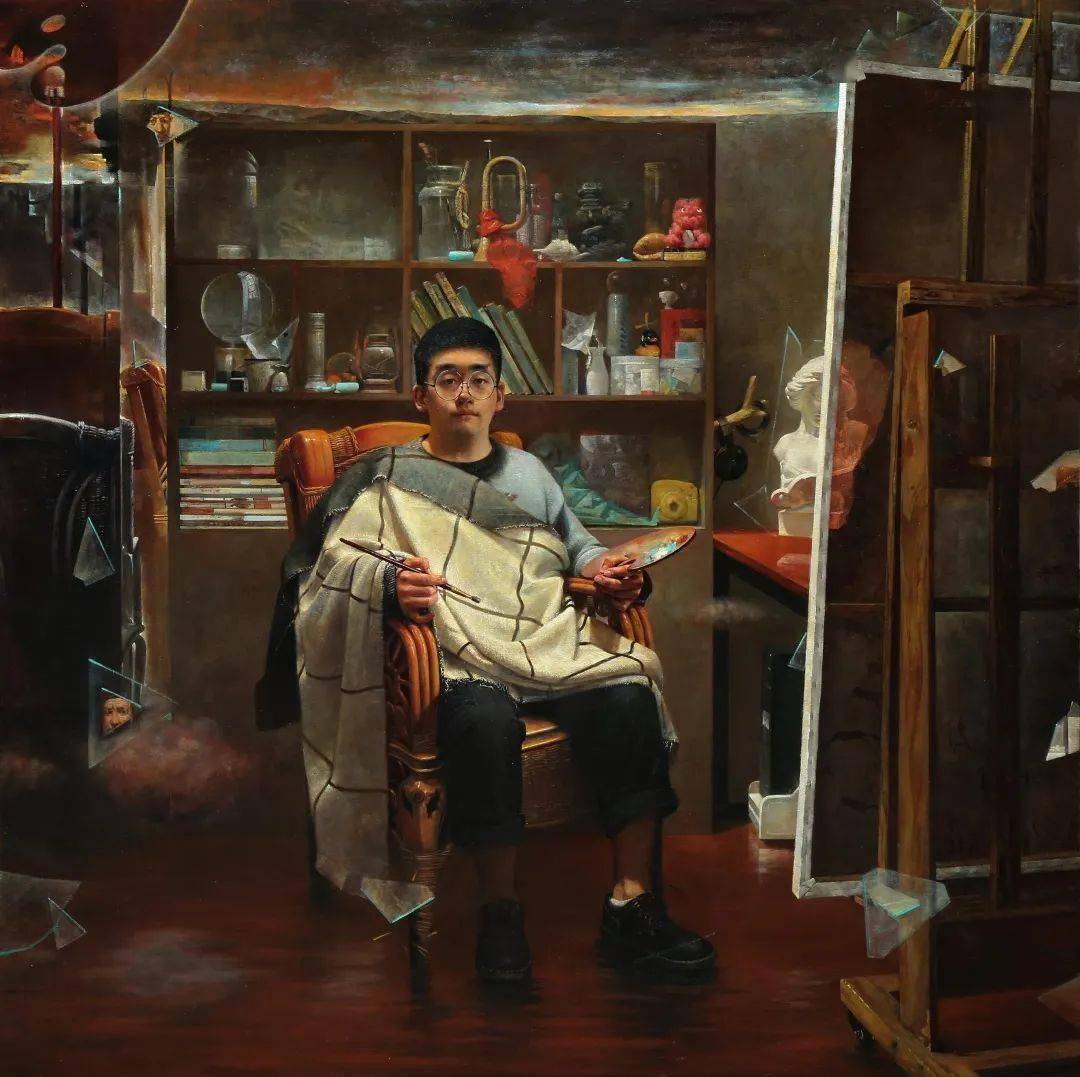 作者:尚超所属院校:四川美术学院/油画系作品名称:《遐想者》指导老师