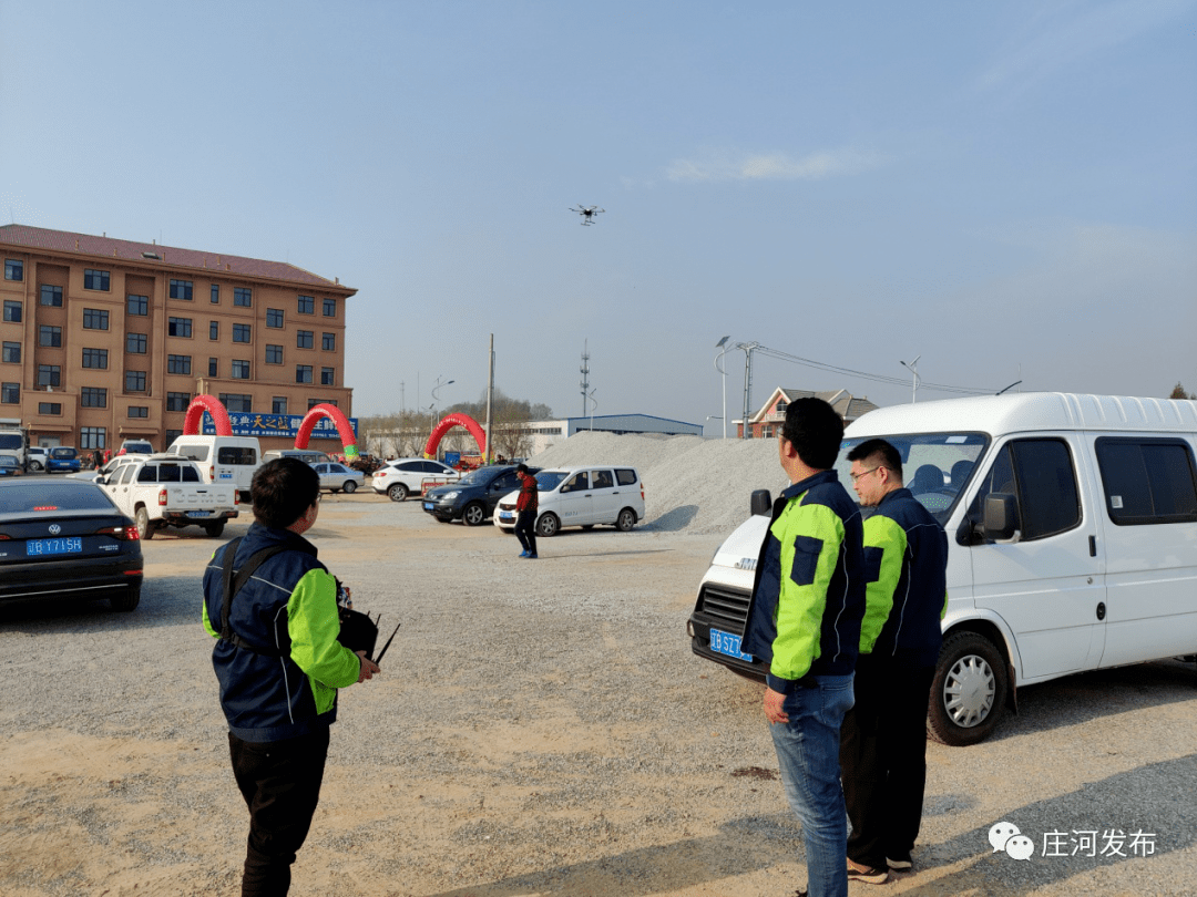 庄河市城山镇打响秸秆禁烧"空地一体战"