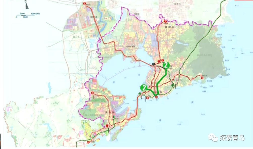 9千米;支線從16號線正線引出,向西經李哥莊鎮進入膠東機場,支線長約19