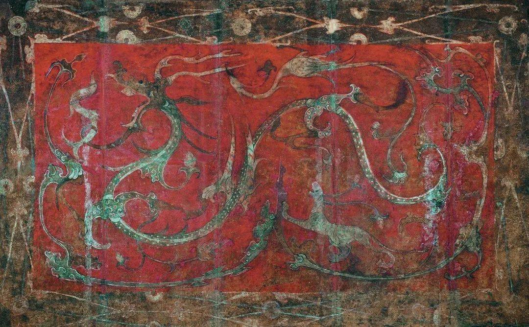 河南永城柿园梁王墓四神云气壁画移动的乐舞:长沙窑瓷器乐舞纹再论