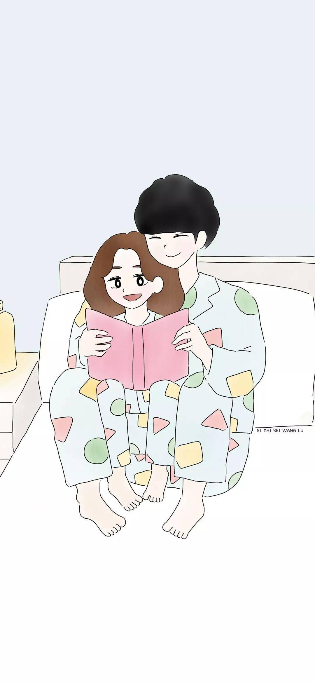 情侣聊天背景图