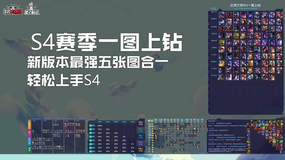云顶之弈s4一图上钻与装备改动解析,最强五张图轻松上手新赛季