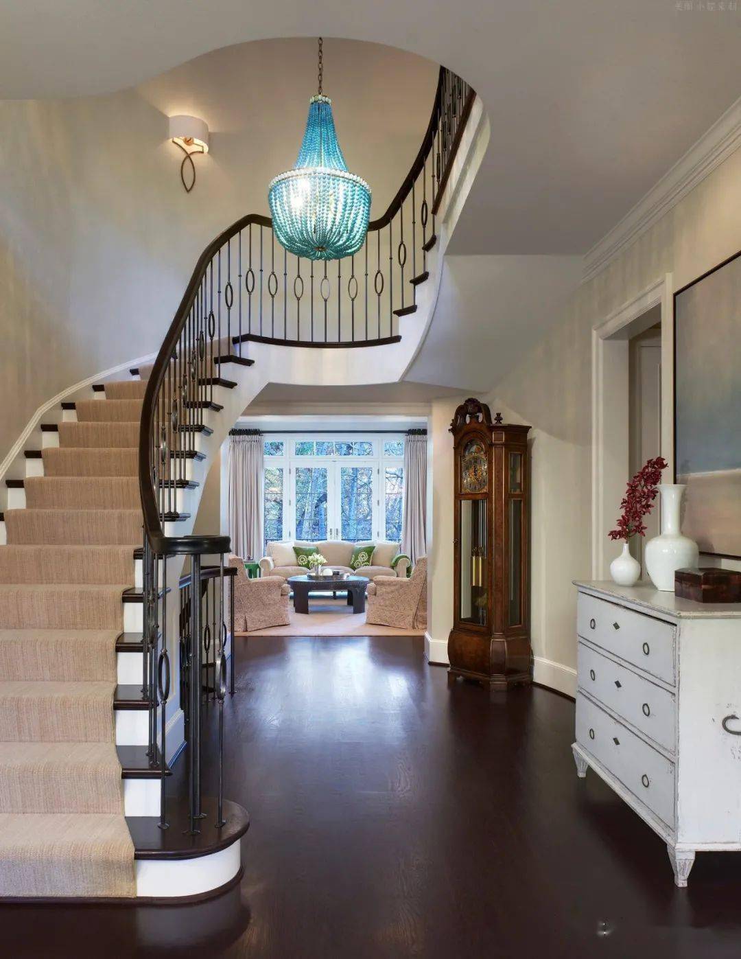 上海楼梯展40款弧形楼梯设计案例分享它的美吧