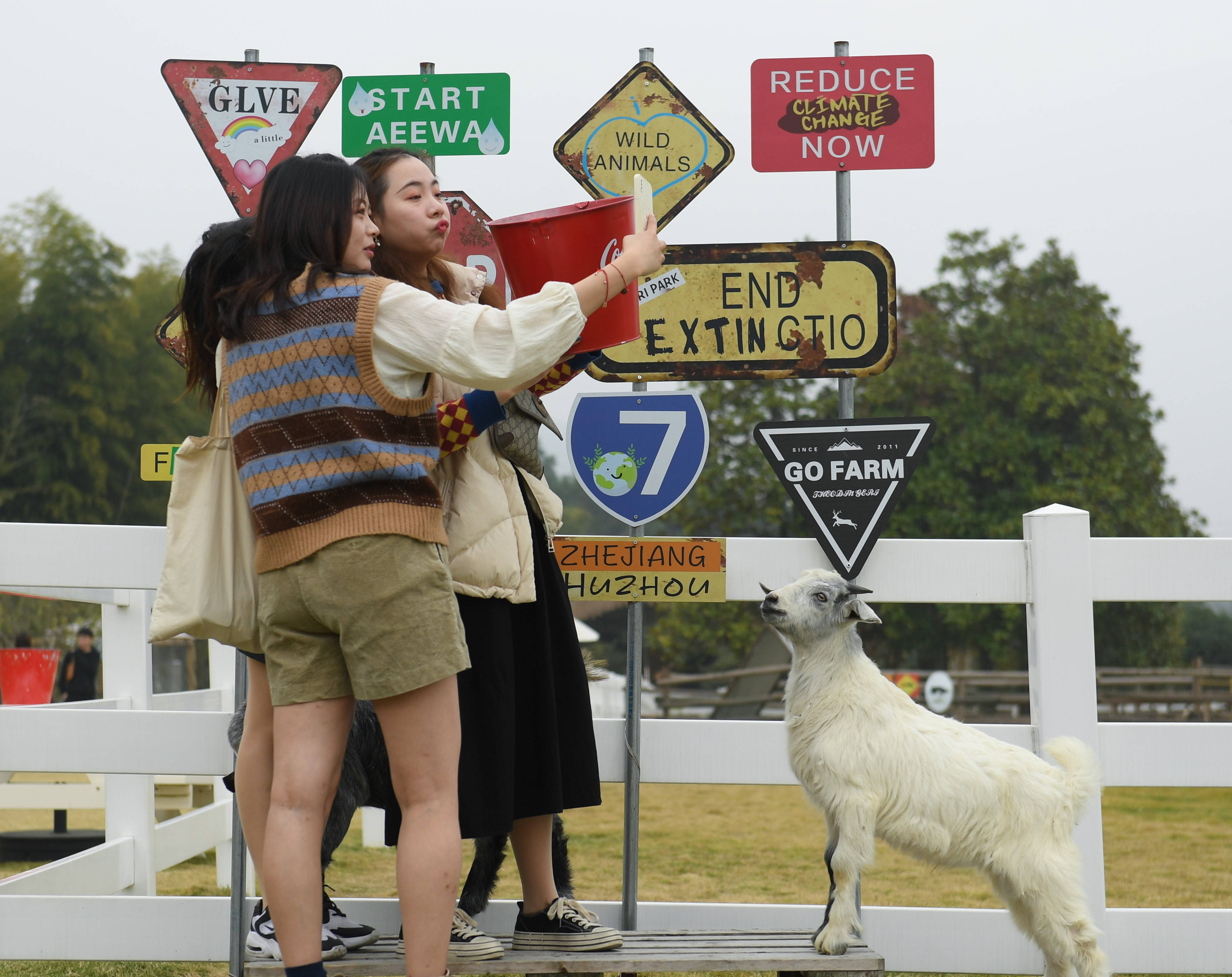 古村落里的趣味农场