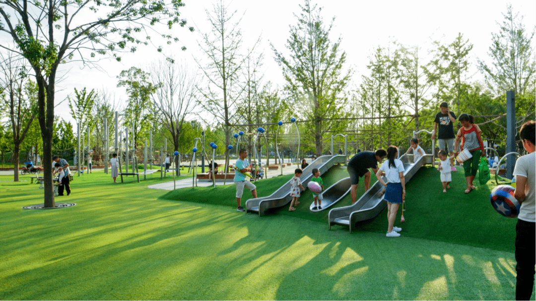 固安中央公园实景图五大优势是政务高效,服务一流.