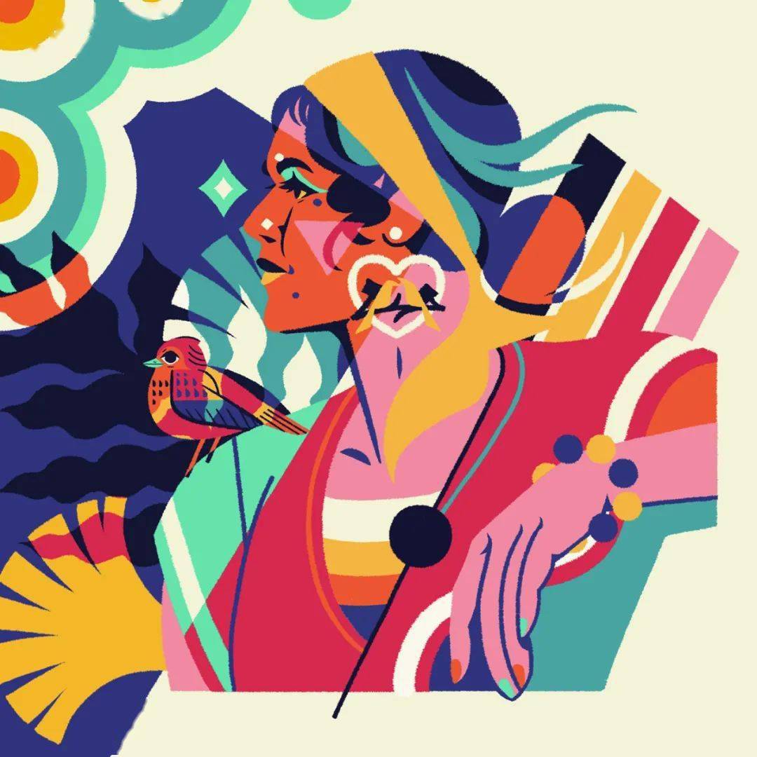 behance发布2021年设计趋势_插画