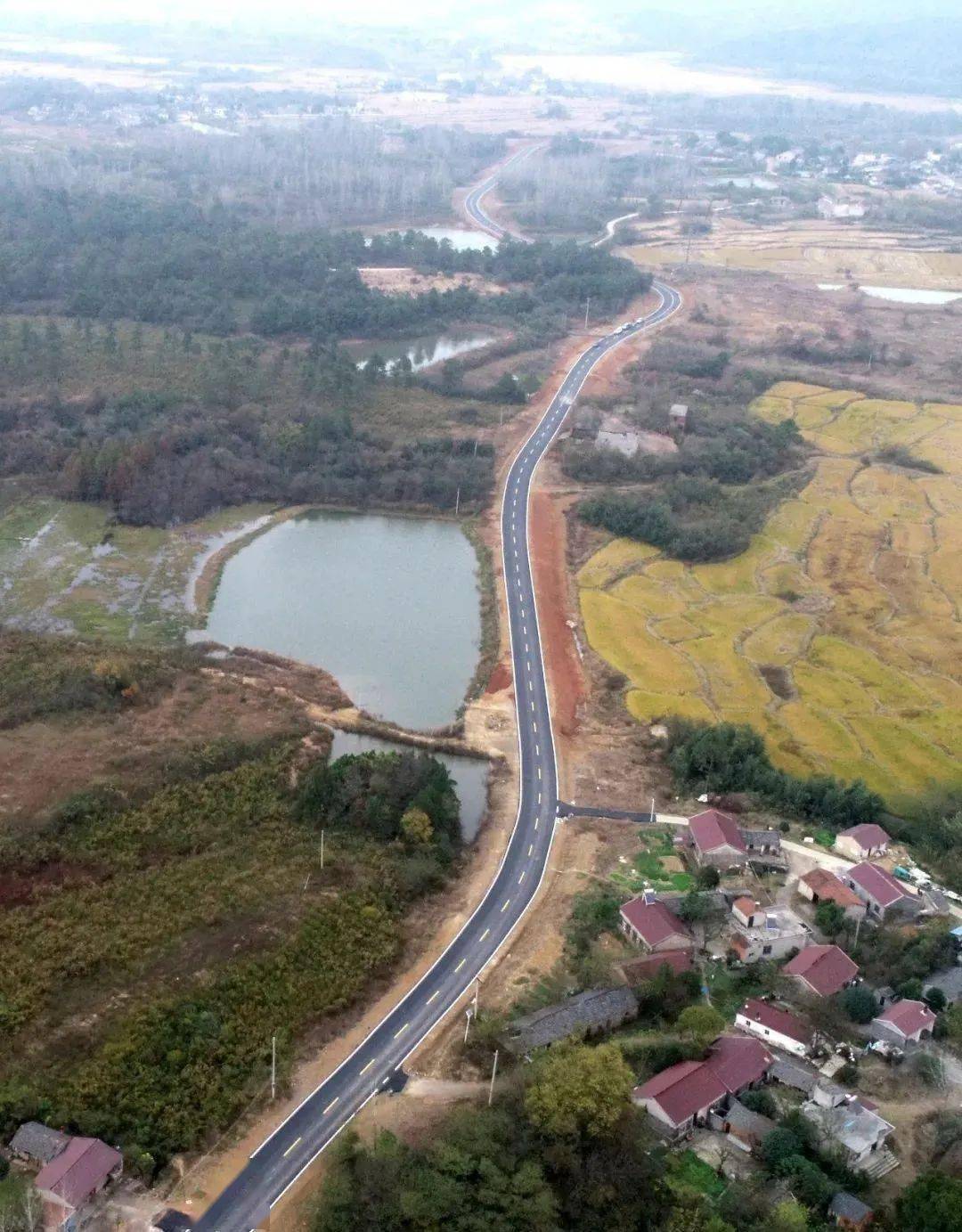 巢湖南岸最美川藏线建成通车串起散兵槐林坝镇