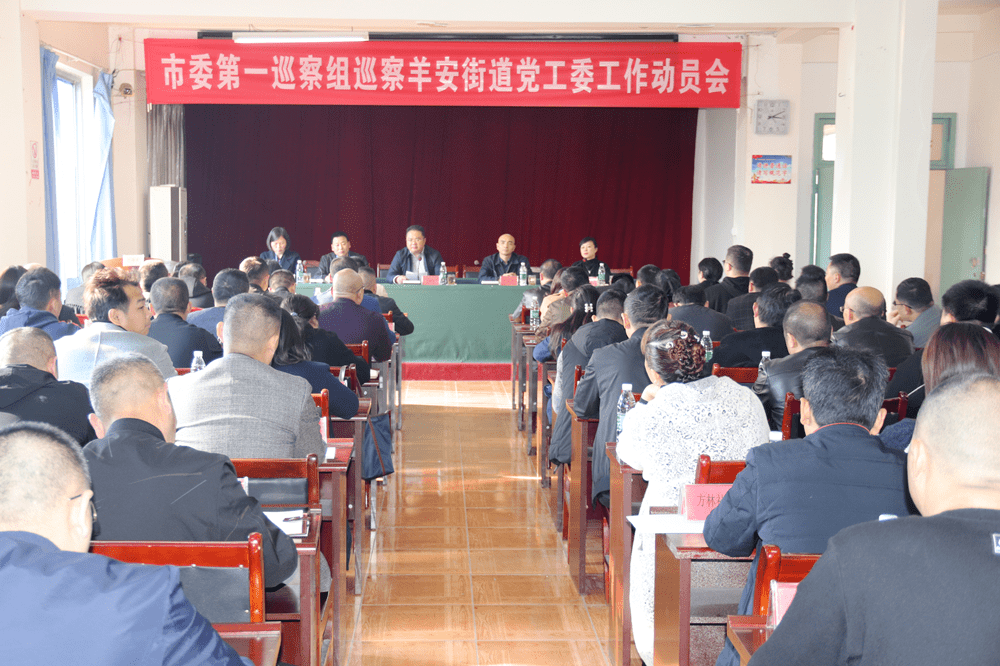 市委第一巡察组巡察羊安街道工作动员会召开