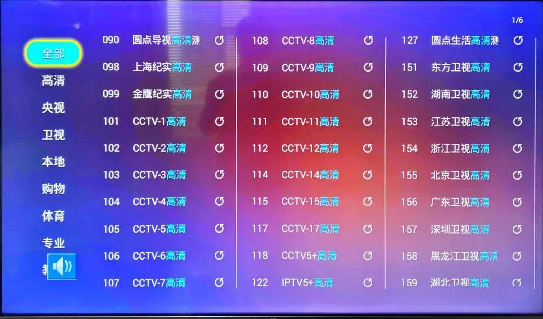 陕西电信iptv目前有163个直播频道,从高清,央视,卫视,本地,到购物