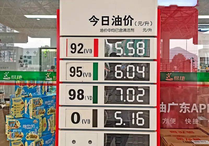 今日油价图片中国石化图片