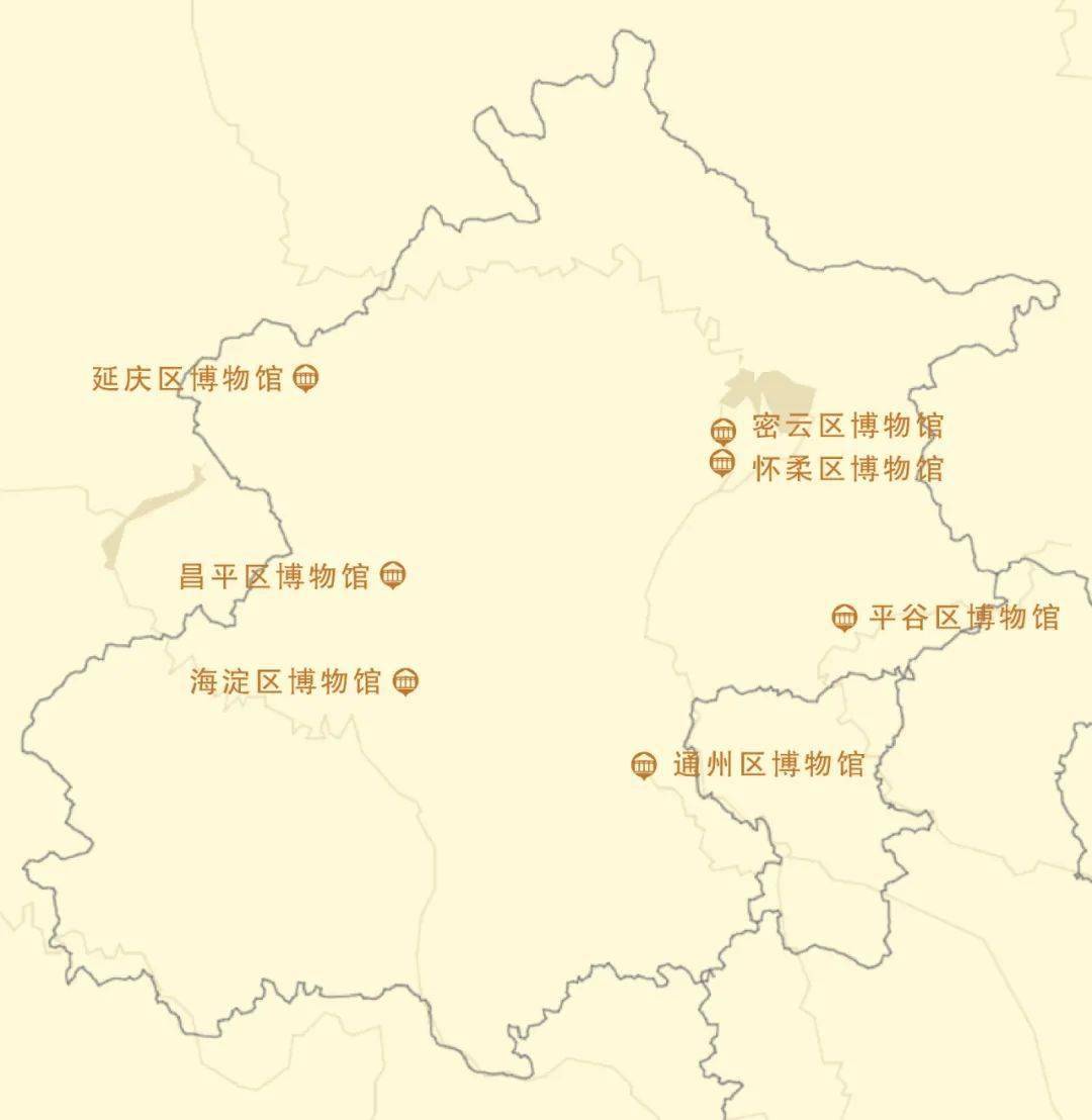 北京各博物馆地图图片
