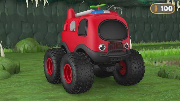 玩具怪兽车是给孩子们玩的益智