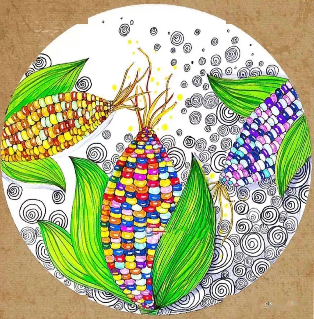 儿童画素材儿童画如何画点进来给你灵感