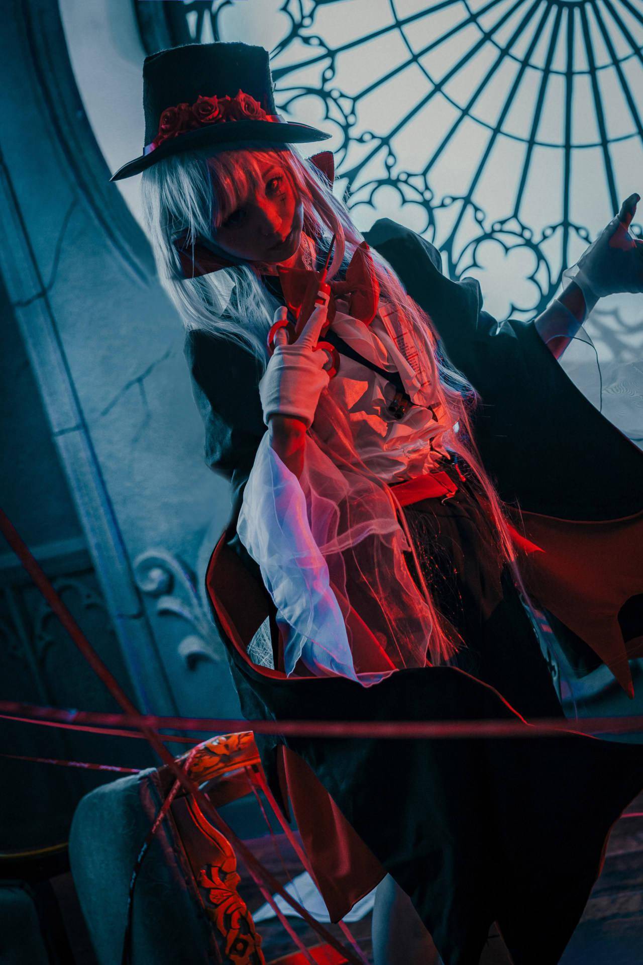 明日方舟华法琳巫异盛宴cosplay