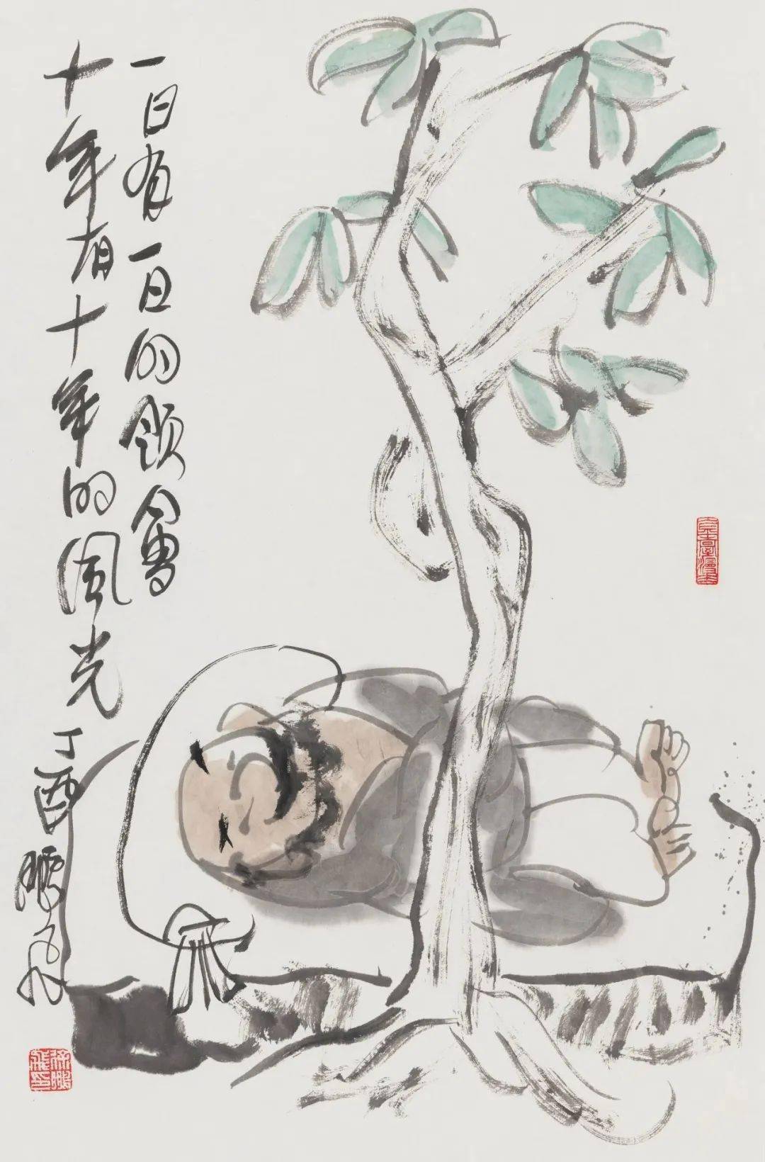 漫笔布袋——徐鹏飞水墨漫画展在浙江桐乡拉开帷幕