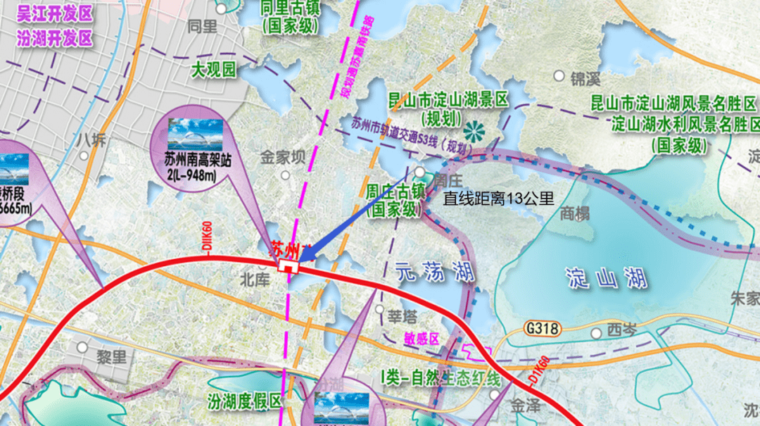 上海地铁对接吴江明年开工吴江城区高架路将直通上海