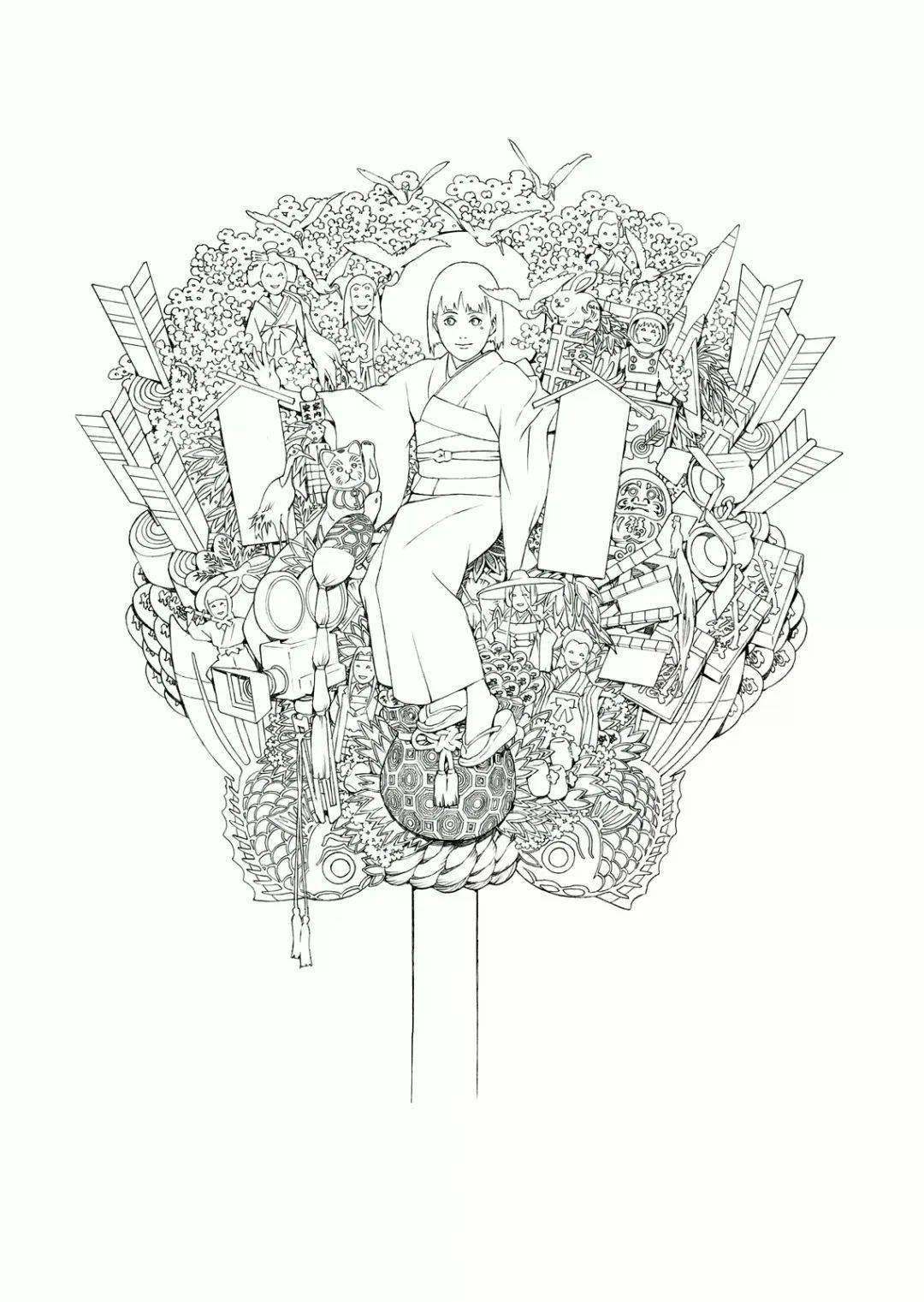 欣赏十年后他依然是不可替代的造梦师今敏绘画全集