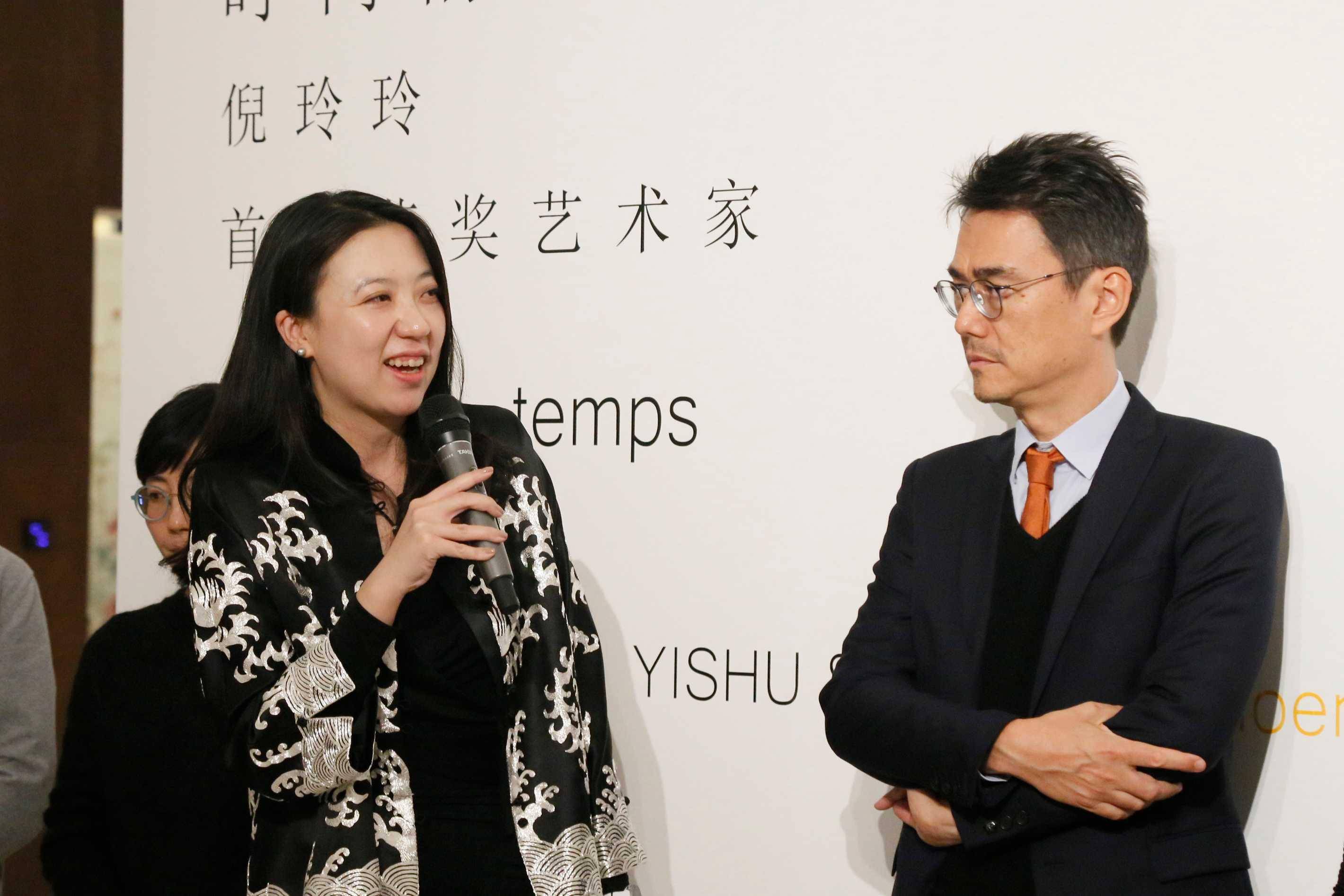 的针脚金凤台艺术8中法工艺交流计划首届获奖艺术家倪玲玲个展开幕