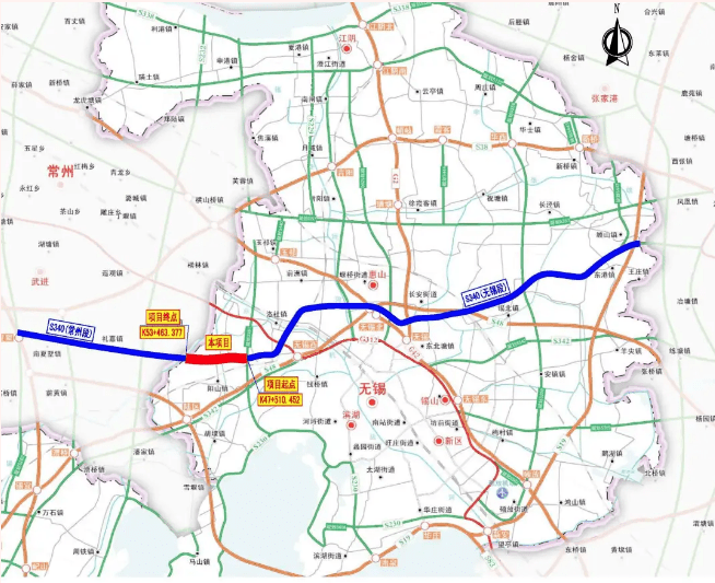 高浪路快速路改造340省道锡澄一体化无锡又一波交通利好来了
