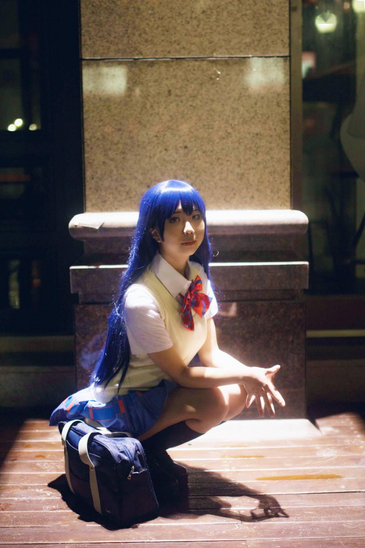 lovelive园田海未校服cosplay